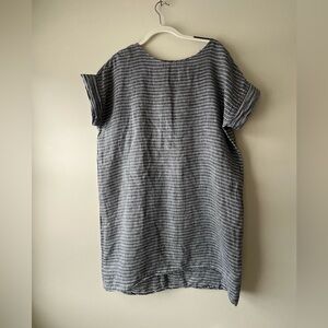 Elizabeth Suzann Georgia OSGray Striped Tunic Dress